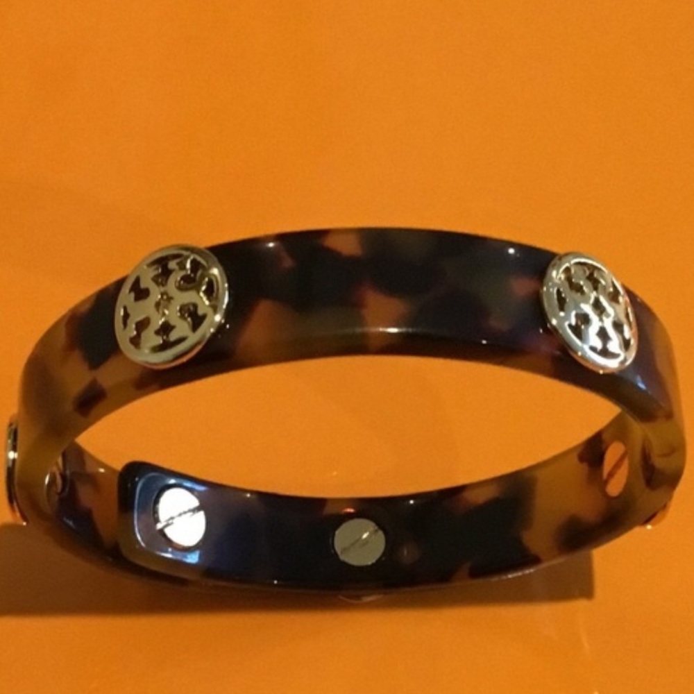 Tory Burch tortoise acrylic bracelet